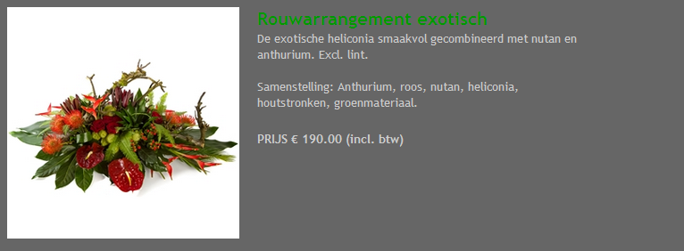 Arrangement Exotisch