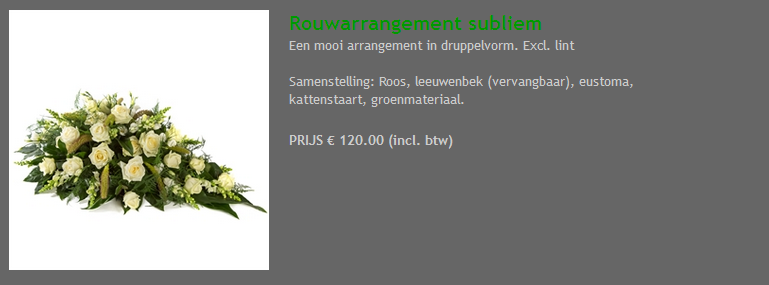 Arrangement Subliem