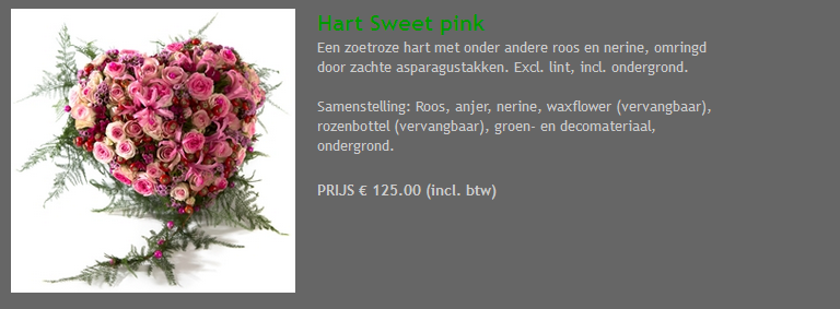 Hart Sweet Pink